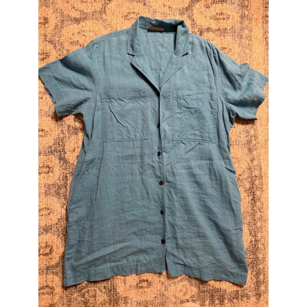 Everlane The Linen Workwear Dress Size XL Excellent Condition